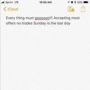 Every thing in my closet must goo sale sale